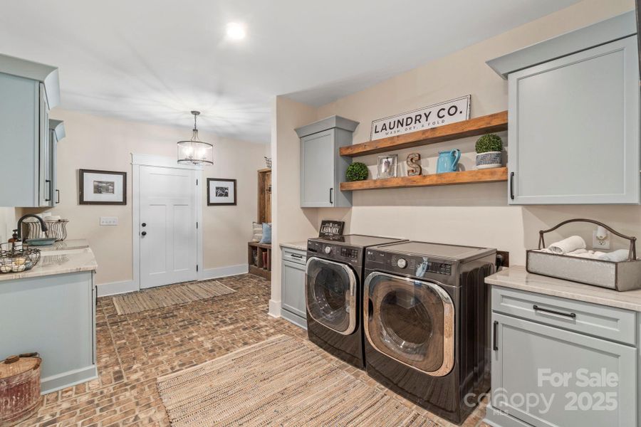 Furnished interior view inside a new home in , Clover (Image 16).