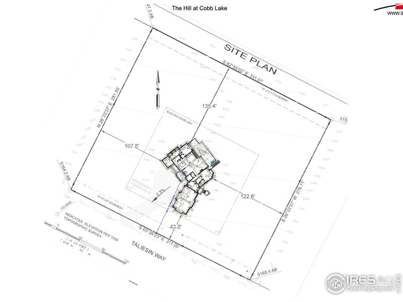 As positioned on the lot As positioned on the lot