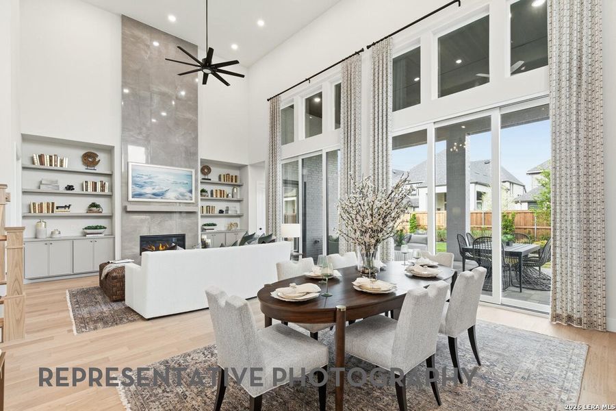 Furnished interior view inside a new home in Hallie's Cove, Schertz (Image 16).