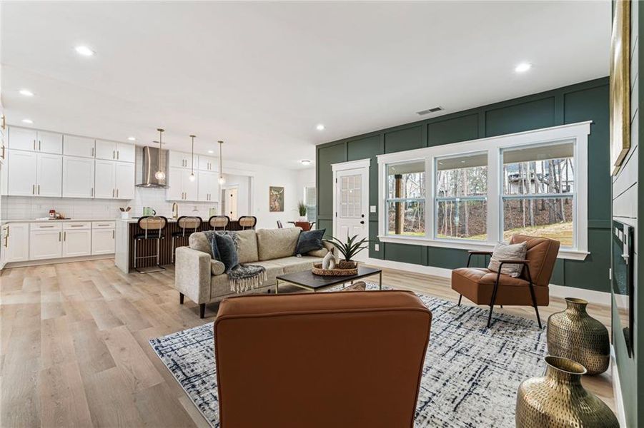 Furnished interior view inside a new home in , Cartersville (Image 12).