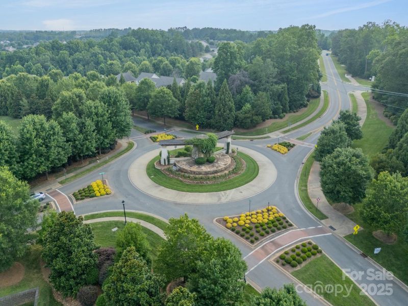 Neighborhood entrance Neighborhood entrance