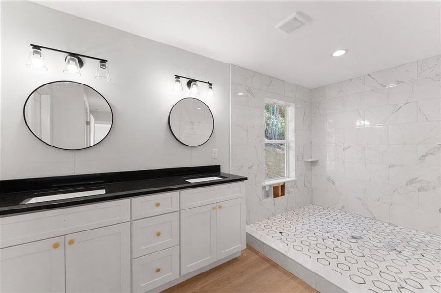 Furnished interior view inside a new home in , Cleveland (Image 14).