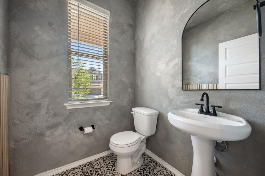 Half Bath by Front Door, Upgraded Fixtures Half Bath by Front Door, Upgraded Fixtures