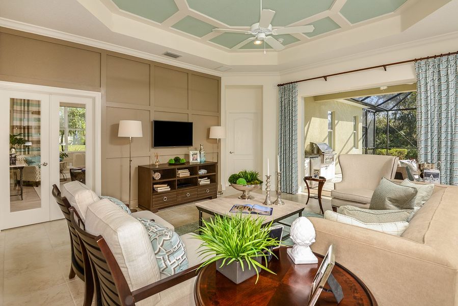 Representative furnished interior of a home built from the Endless Summer 3 by Neal Communities in Wildleaf at North River Ranch, Parrish (Image 16). Representative furnished interior of a home built from the Endless Summer 3 by Neal Communities in Wildleaf at North River Ranch, Parrish (Image 16).