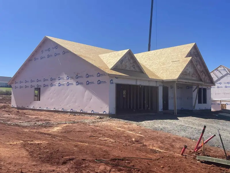 In-progress construction of a new home in Huckleberry Cove, Chesnee, SC (Image 10).
