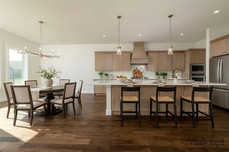 Furnished interior view inside a new home in , Rockwall (Image 19).