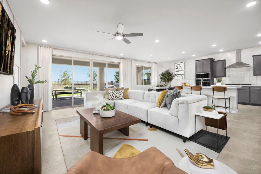 Representative furnished interior of a home built from the Lagoon by Mattamy Homes in Tierra Vistoso, Surprise (Image 10).