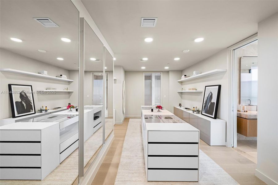 Furnished interior view inside a new home in , Miami Beach (Image 72).