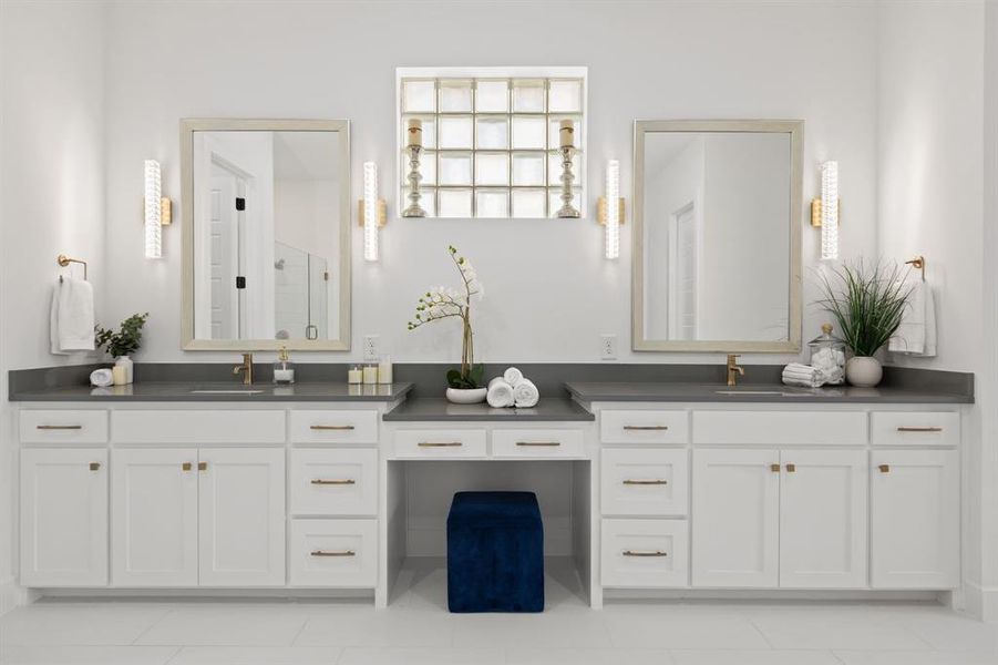 Furnished interior view inside a new home in , Prosper (Image 30).