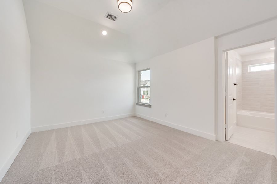 Spacious, unfurnished interior of a new home in Fields - 40' Lots, Frisco (Image 31). Spacious, unfurnished interior of a new home in Fields - 40' Lots, Frisco (Image 31).