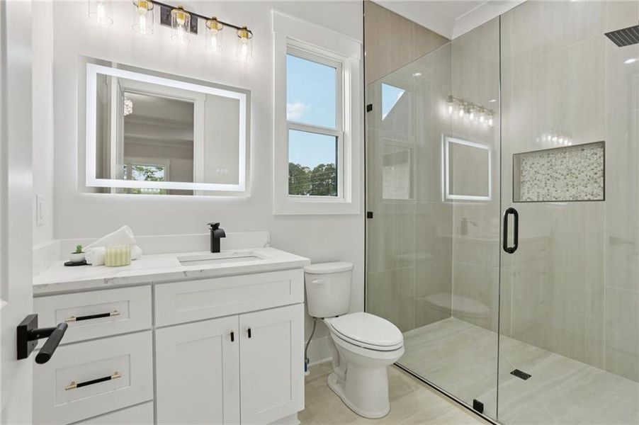 Furnished interior view inside a new home in , Lawrenceville (Image 11).