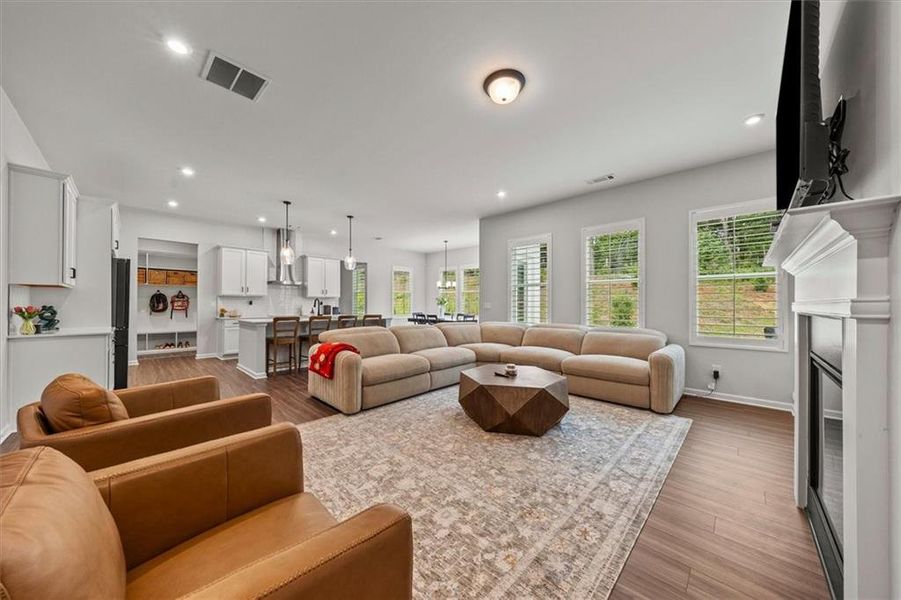 Furnished interior view inside a new home in , Acworth (Image 43).