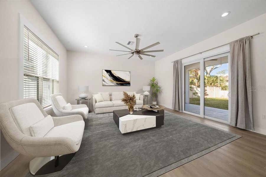 Furnished interior view inside a new home in , Largo (Image 13).