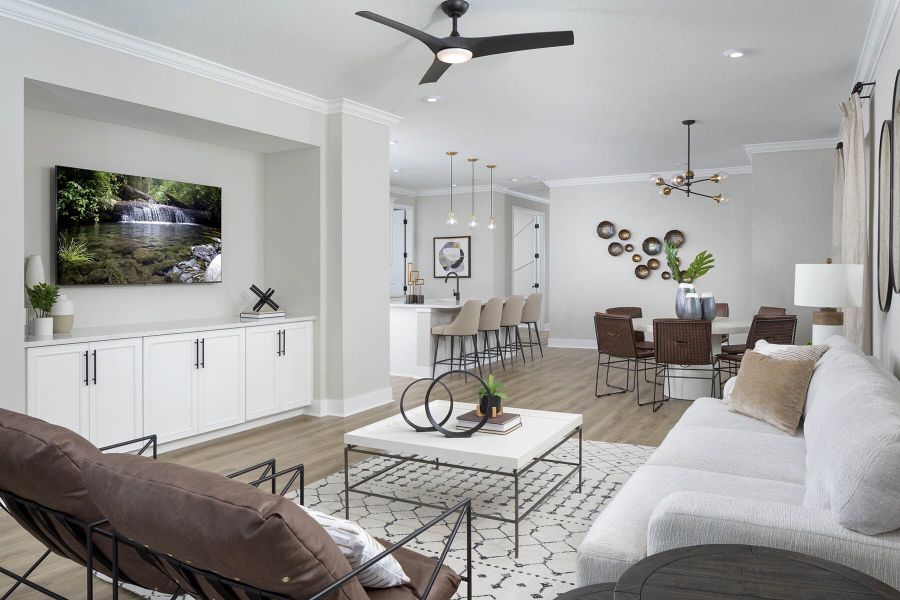 Representative furnished interior of a home built from the Topsail by Mattamy Homes in Wellen Park, Venice (Image 8).