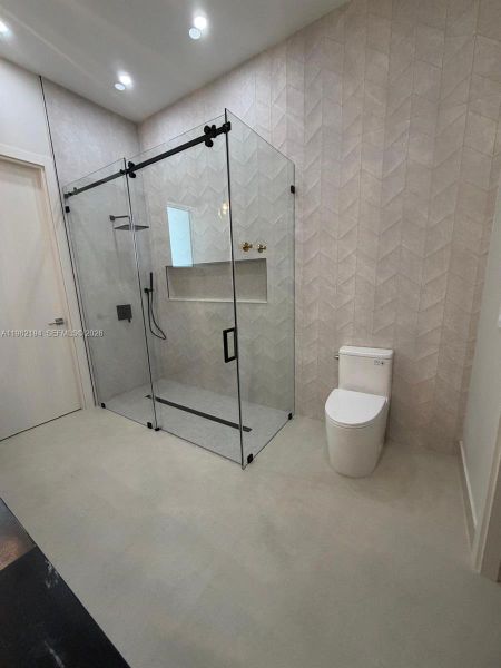 Furnished interior view inside a new home in , Miami (Image 14).