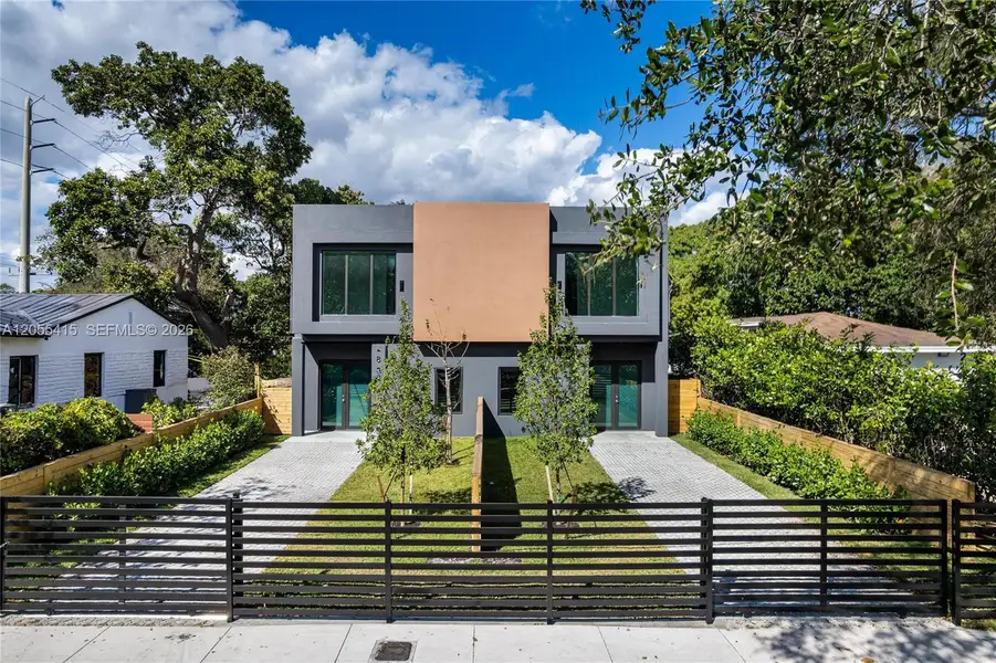 Front exterior of a new home in , Miami, FL, highlighting curb appeal (Image 2). Front exterior of a new home in , Miami, FL, highlighting curb appeal (Image 2).
