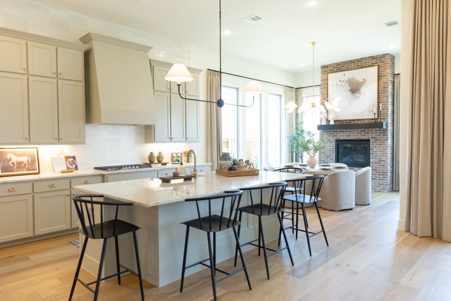 Representative furnished interior of a home built from the 5071 by Tradition Homes in Lakewood at Brookhollow – 60′ Lots, Prosper (Image 9).