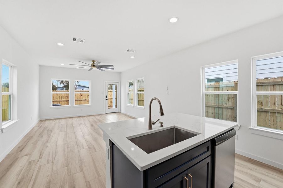 Furnished interior view inside a new home in , La Porte (Image 14). Furnished interior view inside a new home in , La Porte (Image 14).