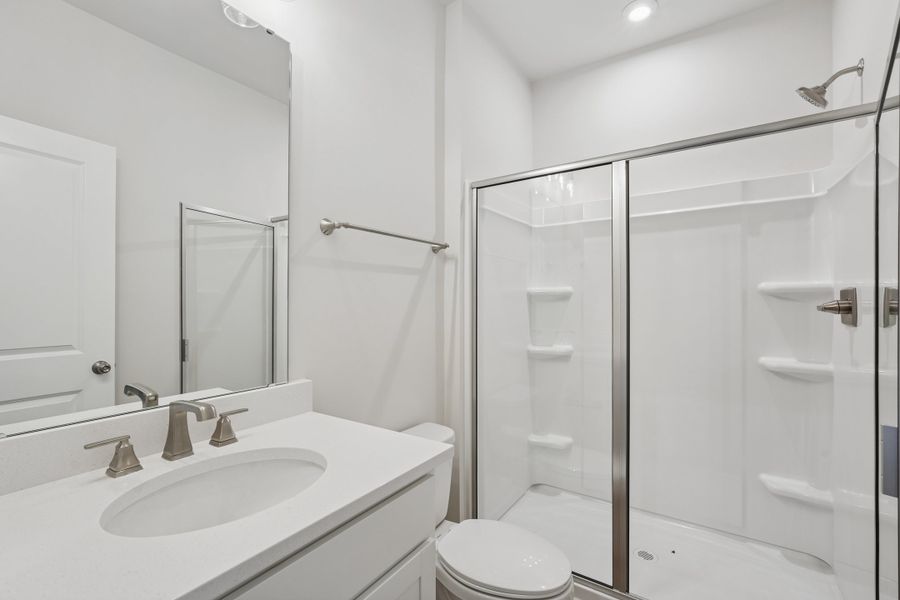 Representative furnished interior of a home built from the Nola by Tri Pointe Homes in Holding Village, Wake Forest (Image 8).