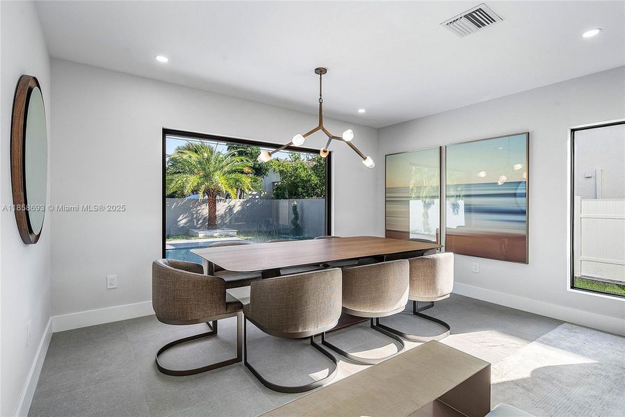 Furnished interior view inside a new home in , Pompano Beach (Image 7). Furnished interior view inside a new home in , Pompano Beach (Image 7).