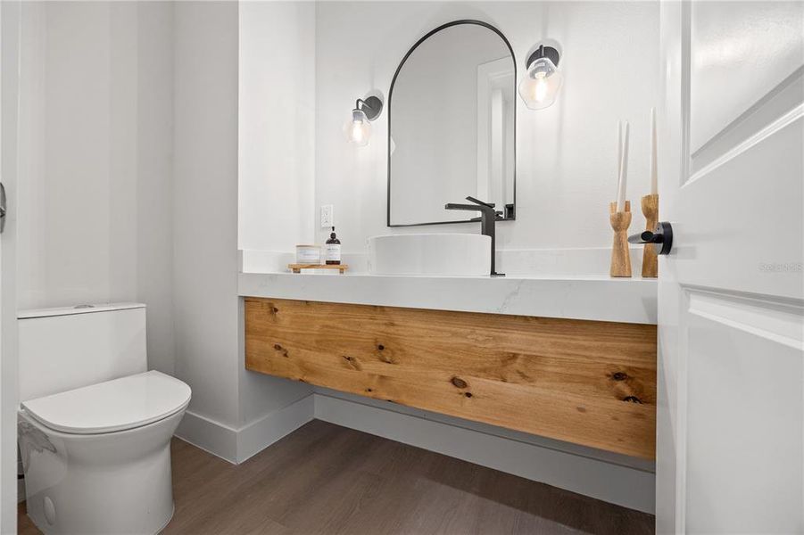 Designer Half Bath for guests Designer Half Bath for guests