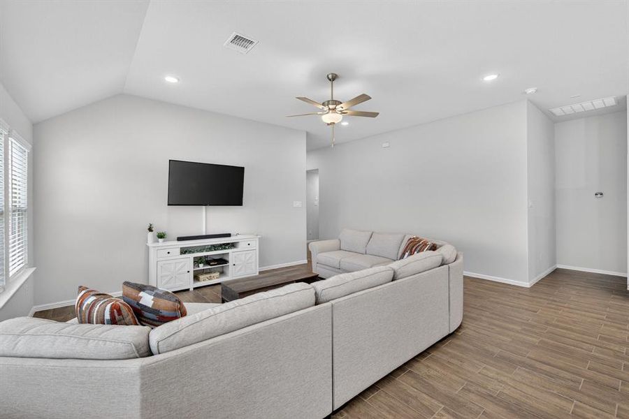 Furnished interior view inside a new home in Sagebrook, Denton (Image 11).