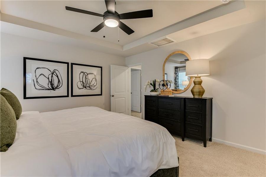 Furnished interior view inside a new home in River Oaks, Locust Grove (Image 30). Furnished interior view inside a new home in River Oaks, Locust Grove (Image 30).