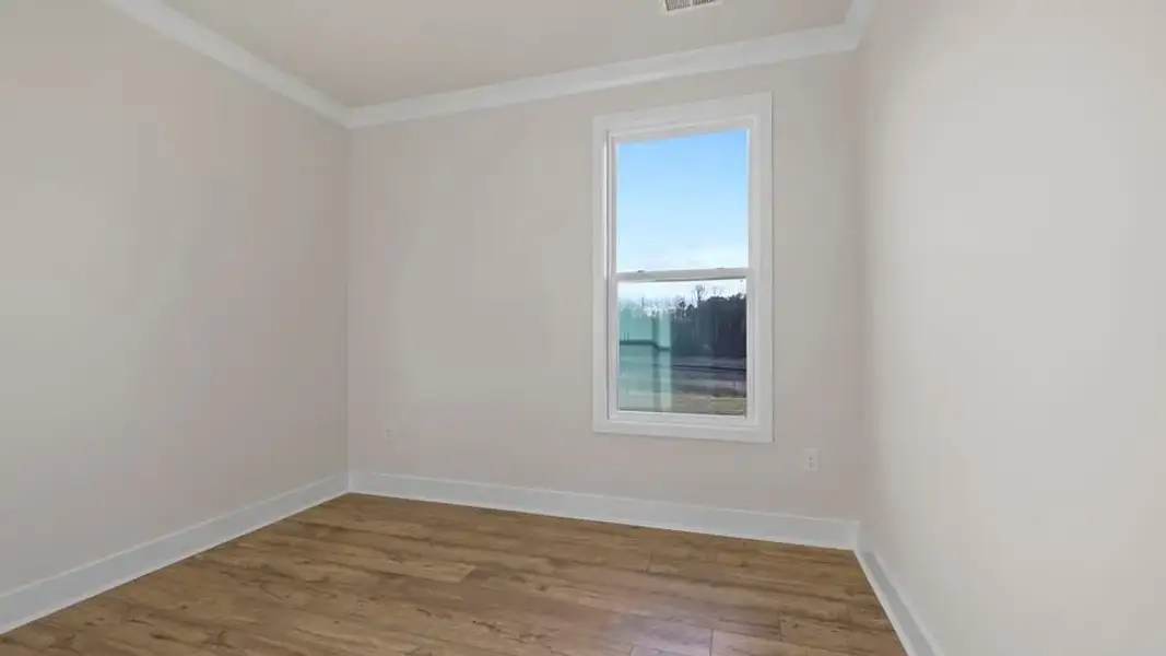 Representative unfurnished interior of a home built from the Summit by D.R. Horton in Spring Ridge Reserve, Anderson (Image 27). Representative unfurnished interior of a home built from the Summit by D.R. Horton in Spring Ridge Reserve, Anderson (Image 27).
