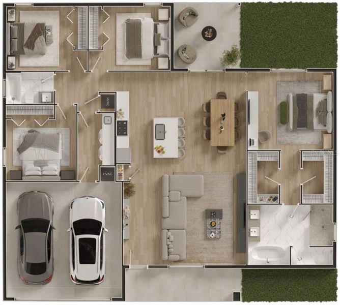 2D floor plan layout of this home in , Citrus Springs, FL (Image 5). 2D floor plan layout of this home in , Citrus Springs, FL (Image 5).