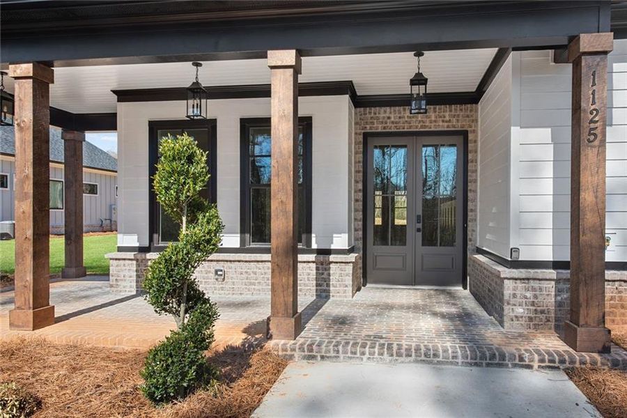 Exterior details and patio area of a home in , Hiram (Image 4). Exterior details and patio area of a home in , Hiram (Image 4).