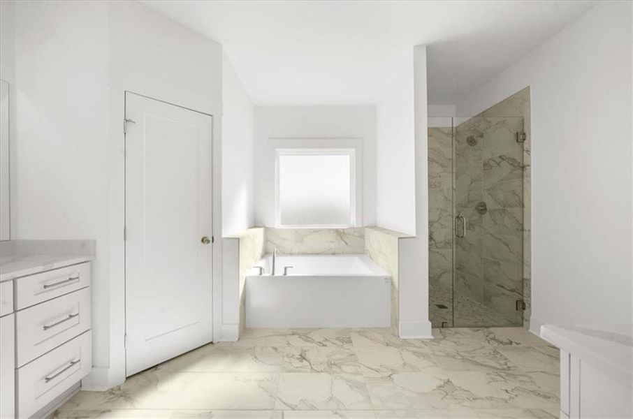 Furnished interior view inside a new home in , Cumming (Image 11).