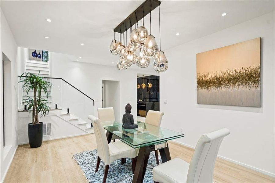 Furnished interior view inside a new home in , Atlanta (Image 33). Furnished interior view inside a new home in , Atlanta (Image 33).