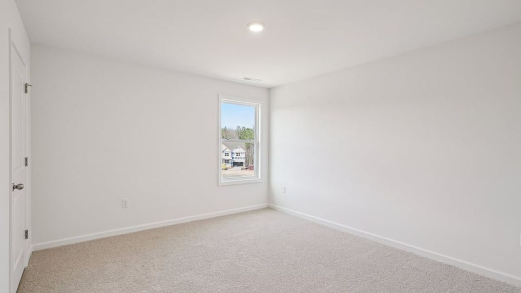 Spacious, unfurnished interior of a new home in Eagle Creek, Fuquay Varina (Image 29). Spacious, unfurnished interior of a new home in Eagle Creek, Fuquay Varina (Image 29).