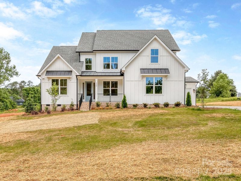 Front exterior of a new home in , Clover, SC, highlighting curb appeal (Image 1). Front exterior of a new home in , Clover, SC, highlighting curb appeal (Image 1).