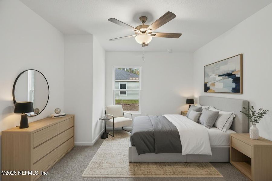 Furnished interior view inside a new home in , Jacksonville (Image 15).