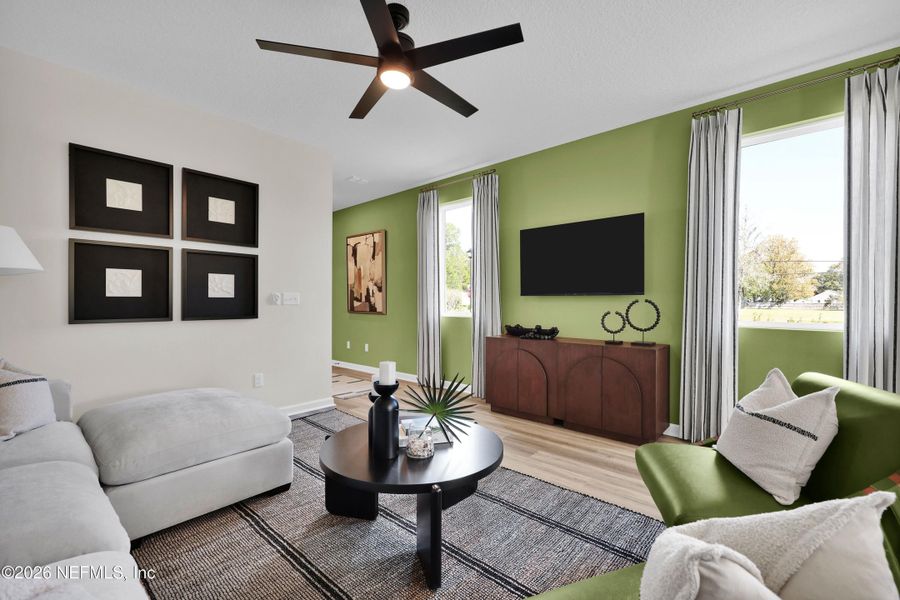 Furnished interior view inside a new home in Baxley Villas, Middleburg (Image 6).
