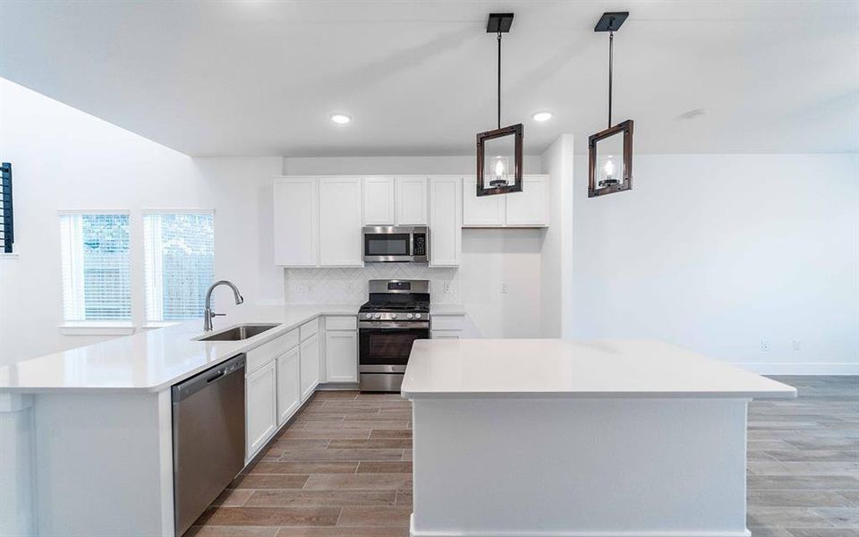 Furnished interior view inside a new home in River Ranch Meadows, Dayton (Image 3).