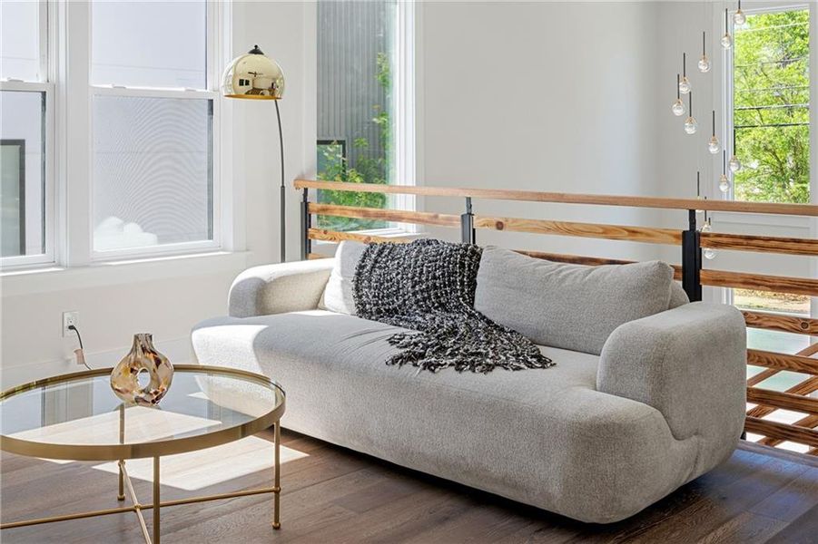 Furnished interior view inside a new home in , Atlanta (Image 17).