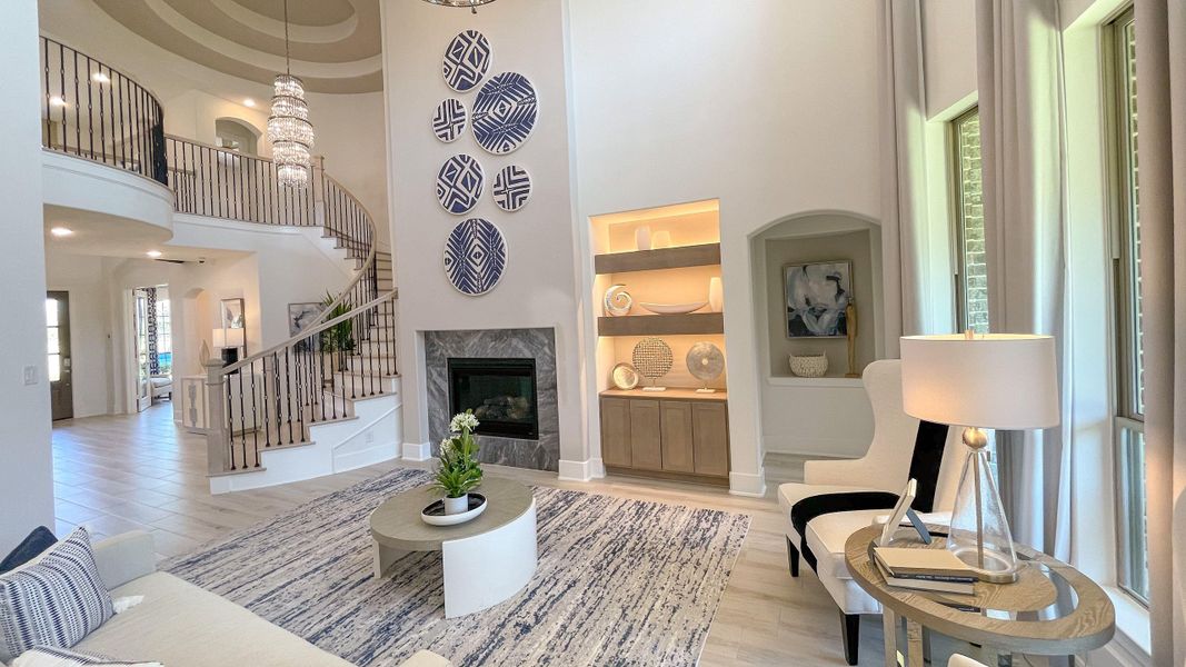 Furnished interior view inside a new home in Jordan Ranch, Katy (Image 10).