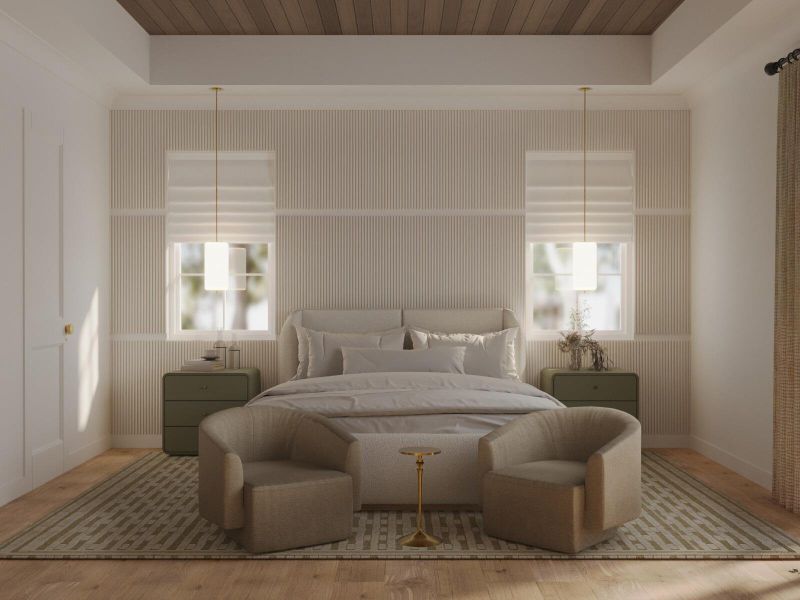 Furnished interior view inside a new home in , Mount Pleasant (Image 29).