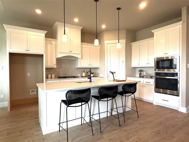Furnished interior view inside a new home in Ladera at the Reserve, Mansfield (Image 31).
