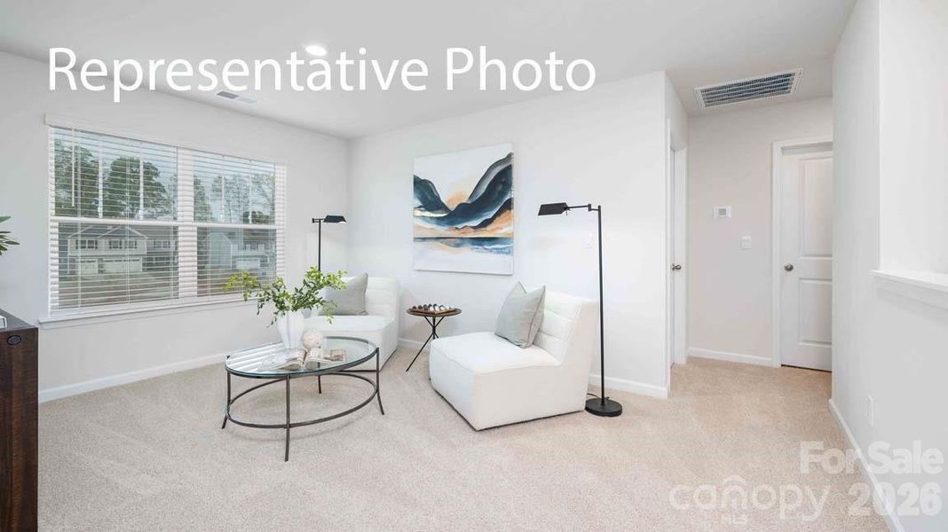 Furnished interior view inside a new home in Sonoma Hills, Charlotte (Image 12).