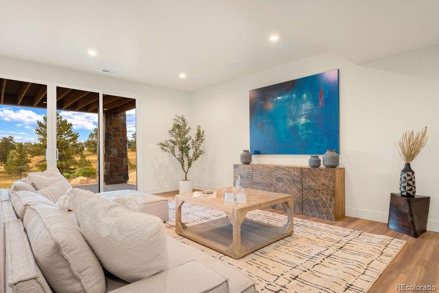 Furnished interior view inside a new home in , Parker (Image 29).