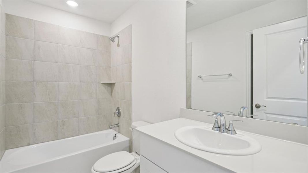 Photo is not of the actual home, but is an inspirational photo of builder’s model home and may depict options, furnishings, and/or decorator features that are not included.