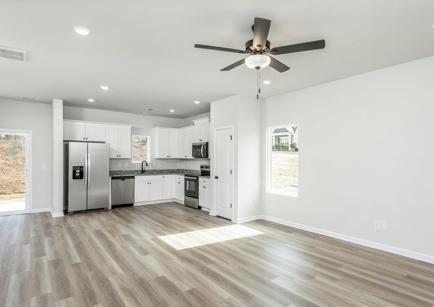 Enjoy preparing your favorite meals in your brand-new, spacious kitchen. Enjoy preparing your favorite meals in your brand-new, spacious kitchen.