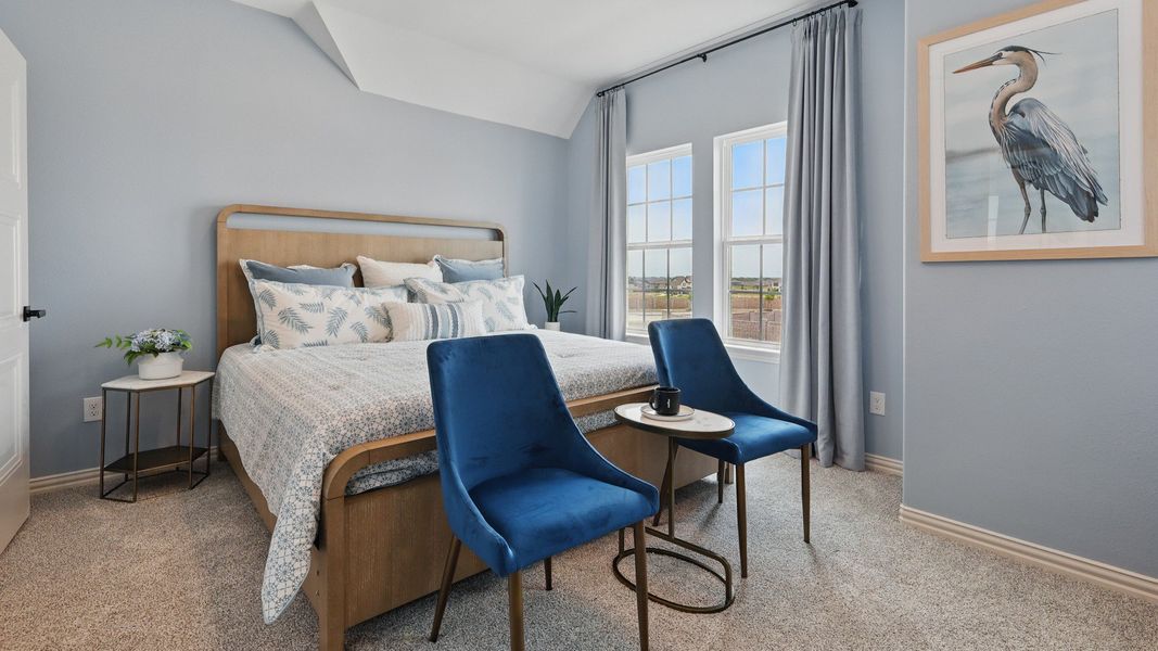 Representative furnished interior of a home built from the Wayfinder by DRB Homes in Westridge Journey, McKinney (Image 19).