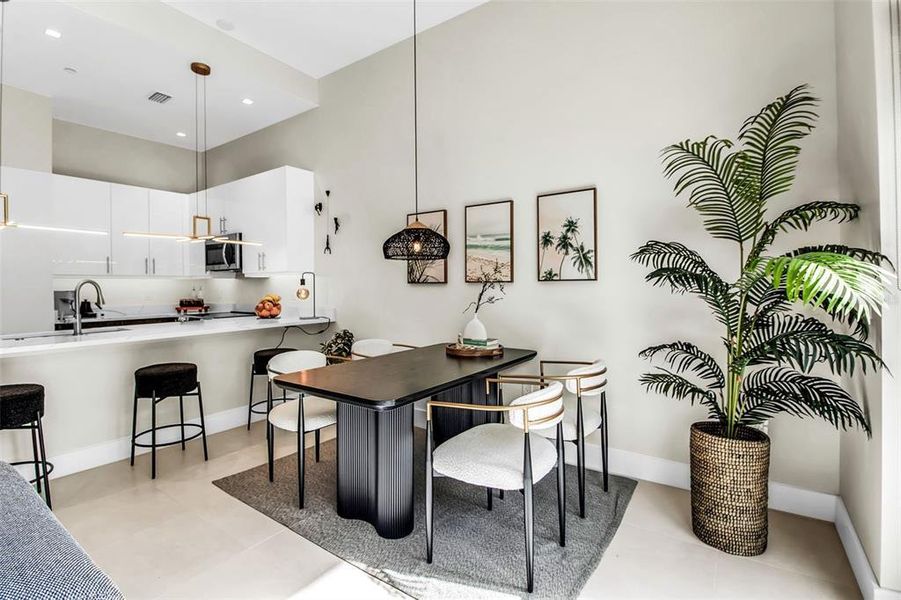 Furnished interior view inside a new home in , Sarasota (Image 17). Furnished interior view inside a new home in , Sarasota (Image 17).