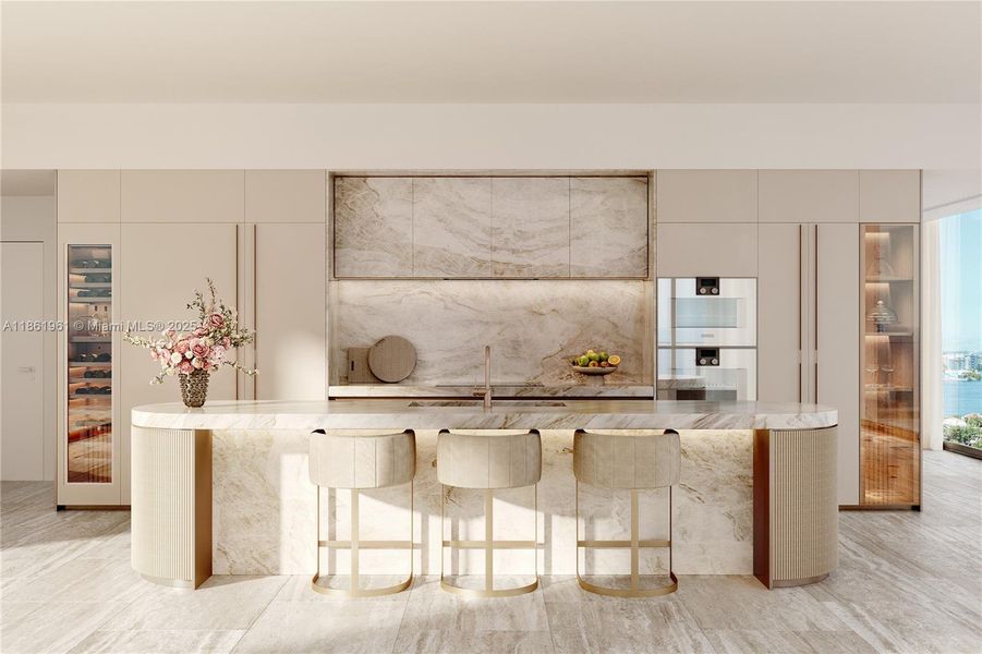 Furnished interior view inside a new home in , Sunny Isles Beach (Image 4).