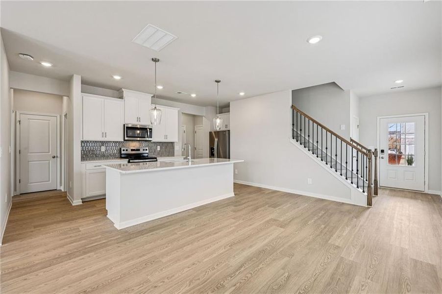 Furnished interior view inside a new home in Hawthorne Station, College Park (Image 13).