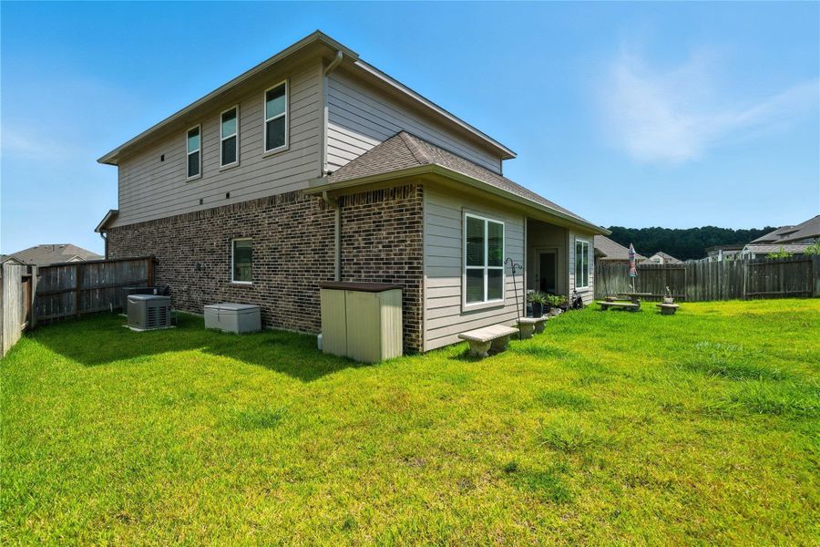 Side of House with Generator